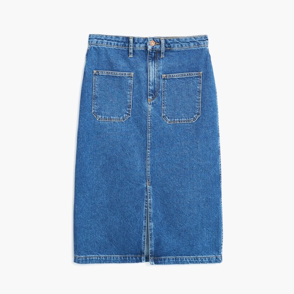 mango jeans skirt